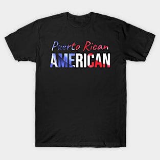 Puerto Rican American Design for Boricua USA Fans T-Shirt